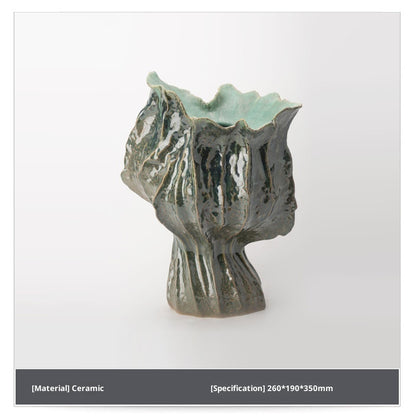 Vintage Flame Handmade Ceramic Vase Homestay