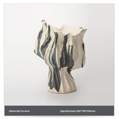 Vintage Flame Handmade Ceramic Vase Homestay