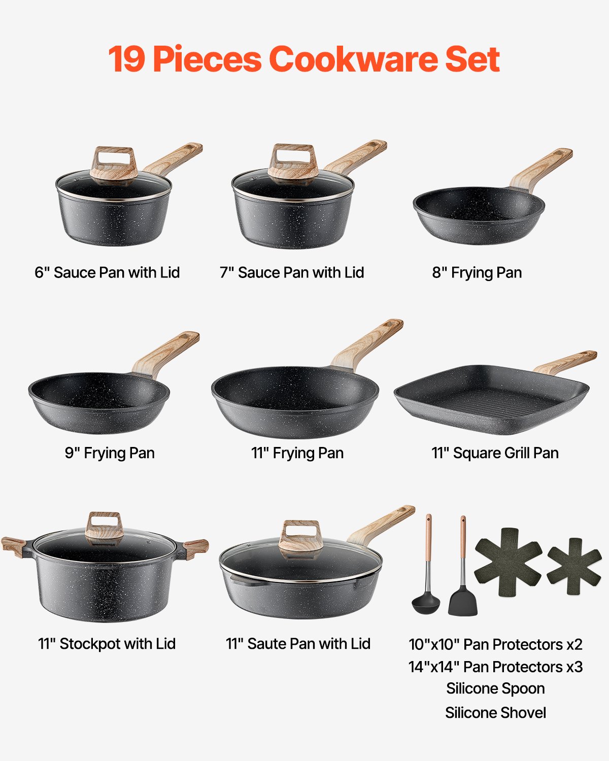 Cookware Set (19-piece)